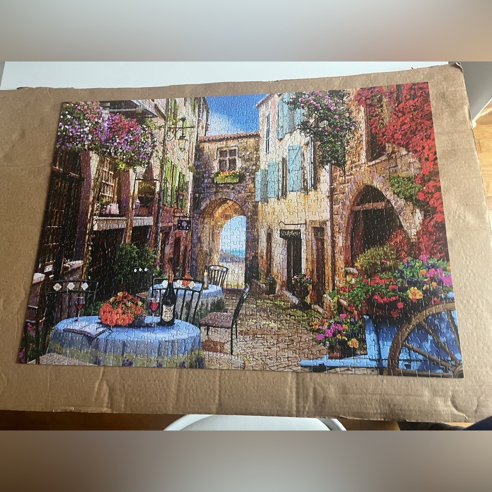 Cobble Hill French Village 1000-piece jigsaw puzzle